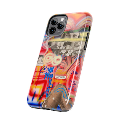 "get busy!" airbrush iPhone case
