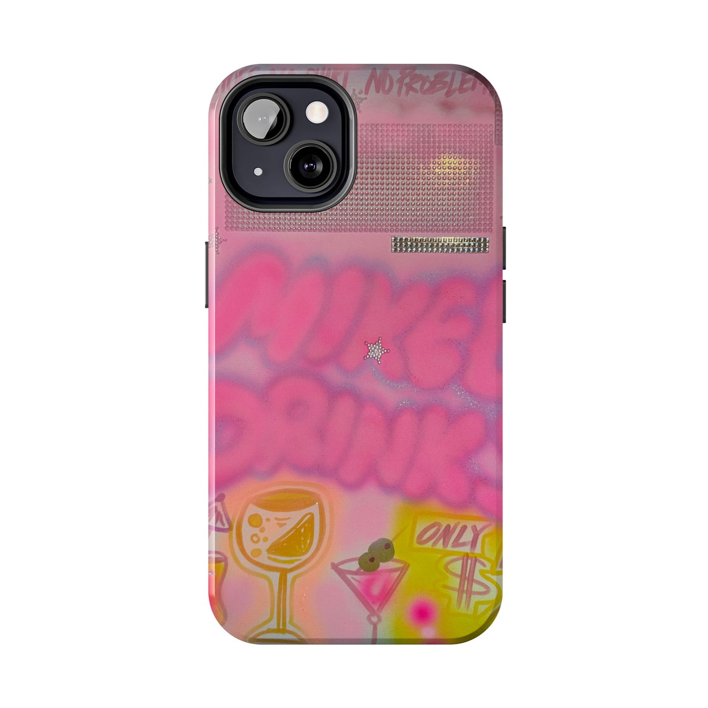 "mixed drinks" airbrush iPhone case