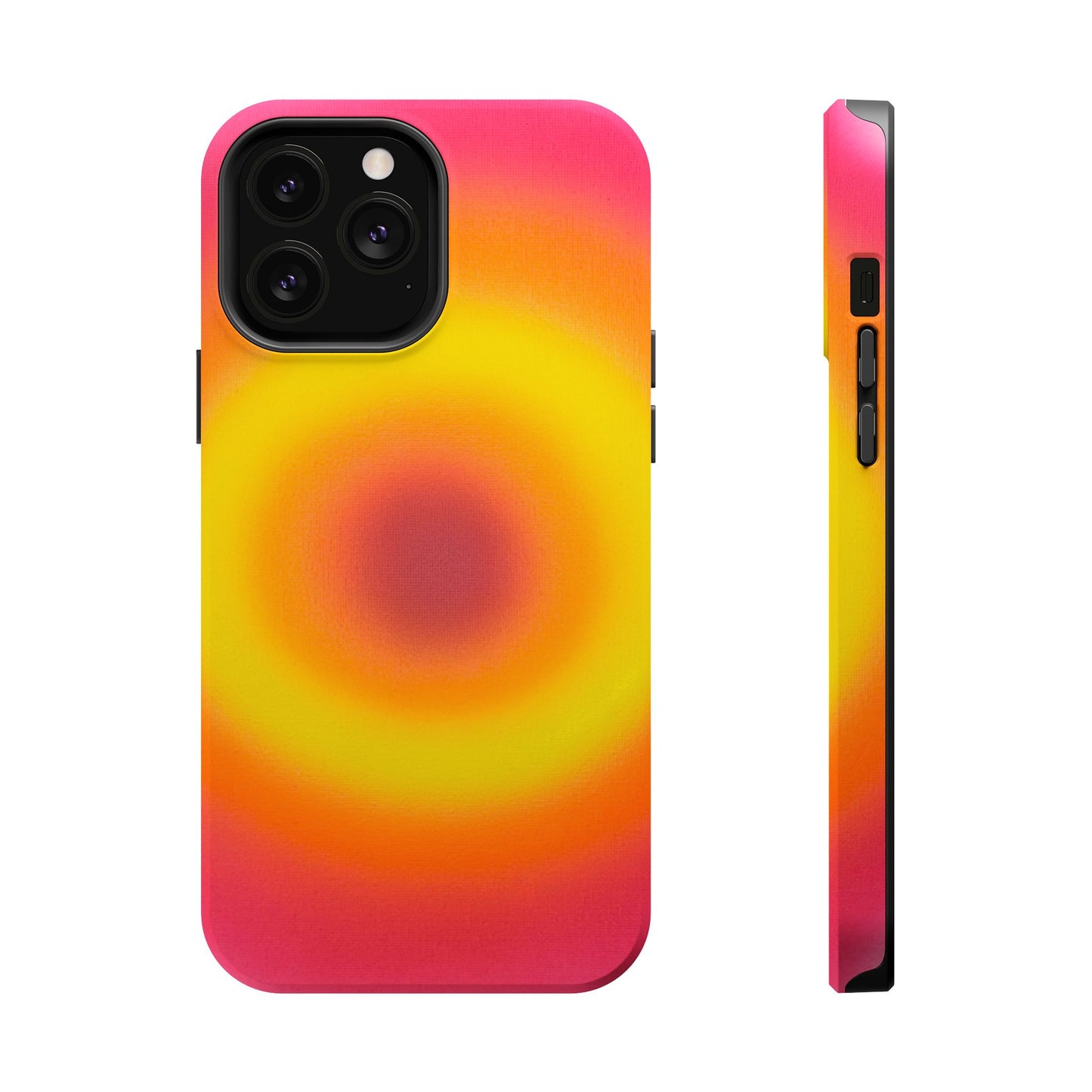 MagSafe "Pink Lemonade Aura" Airbrush iPhone Case