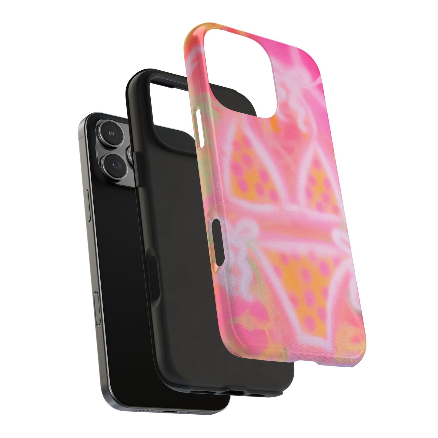 "yellow polka dot bikini" airbrush iPhone case
