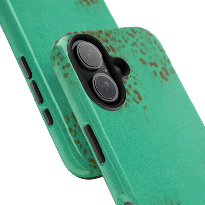 "teal cheetah" airbrush iPhone case