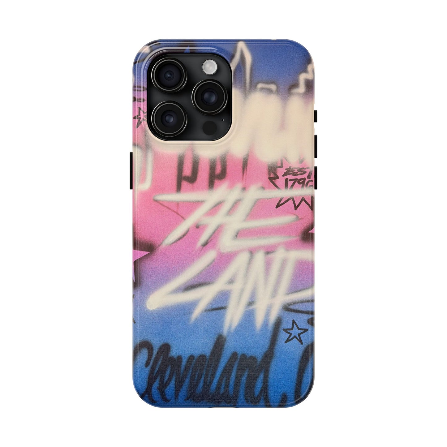 "cleveland" airbrush iPhone case
