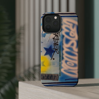 MagSafe "fashion forever" airbrush iPhone case