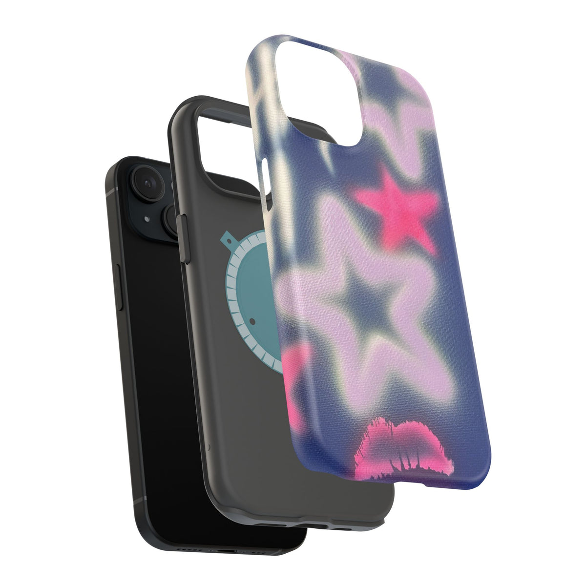 MagSafe "lavender luminary" airbrush iPhone case