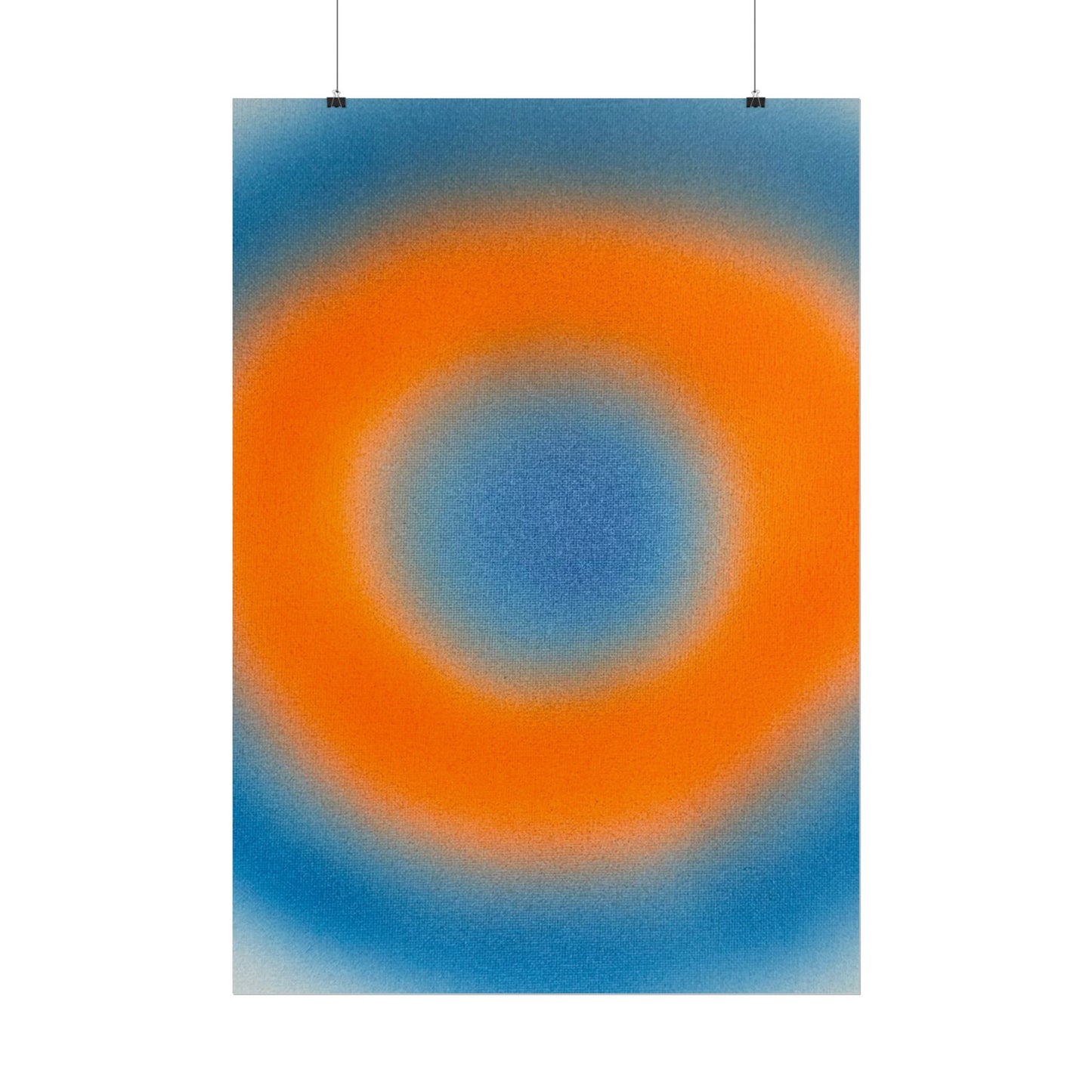 "citrus sky" airbrush rolled print