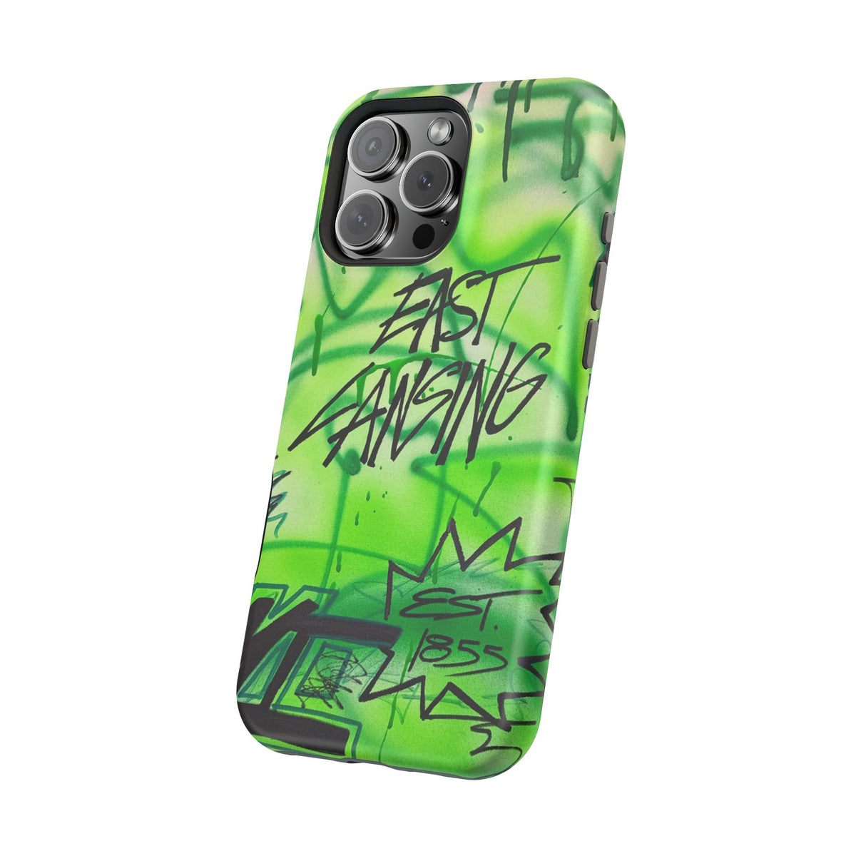 MagSafe "east lansing, mi" airbrush iPhone case