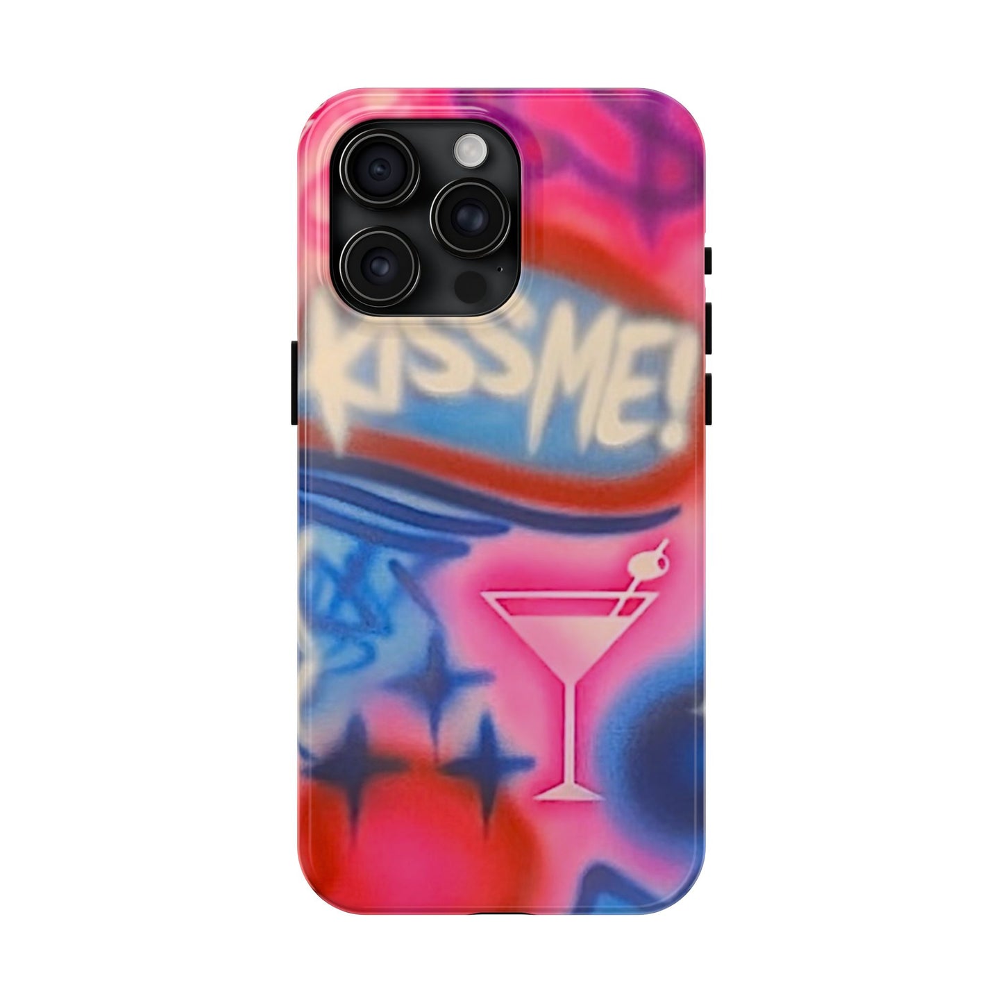 "kiss me pt. 2" airbrush iPhone case
