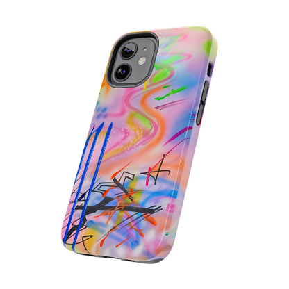 "neon haze" airbrush iPhone case