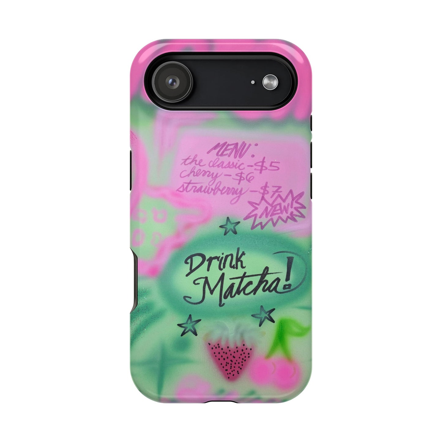 MagSafe "matcha!" airbrush iPhone case