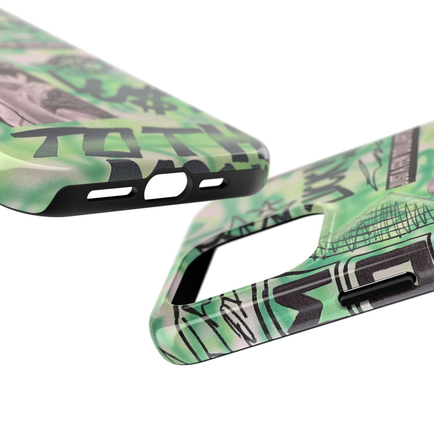 "lust over luck" airbrush iPhone case
