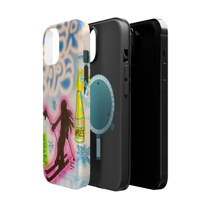 MagSafe "winter escape" airbrush iPhone case