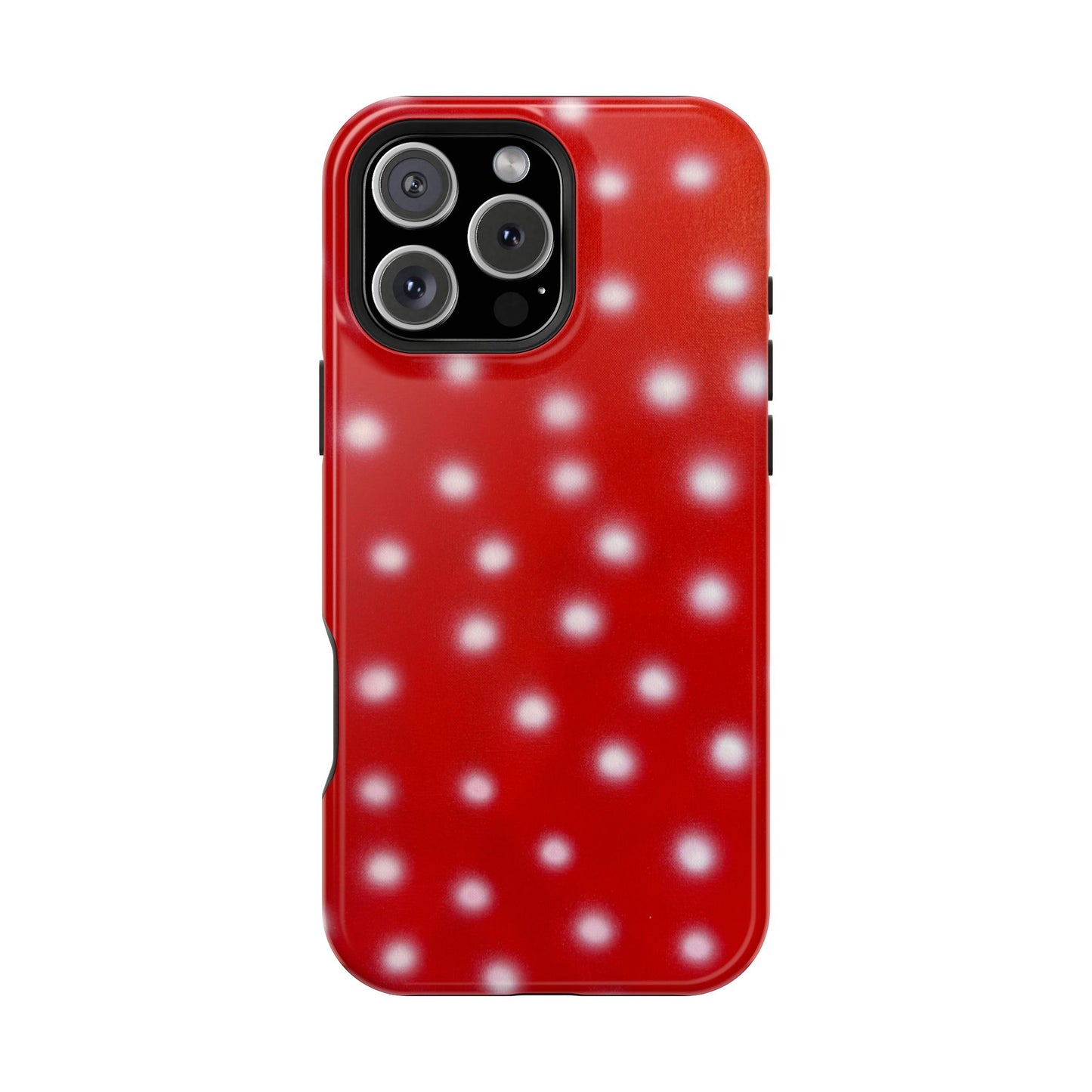 MagSafe "cherry crush polka dot" airbrush iPhone case