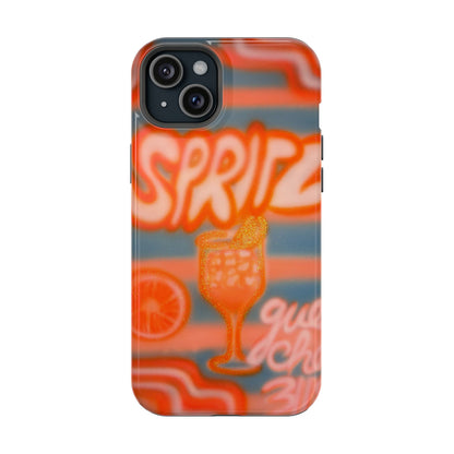 MagSafe "aperol spritz pt. 2" airbrush iPhone case