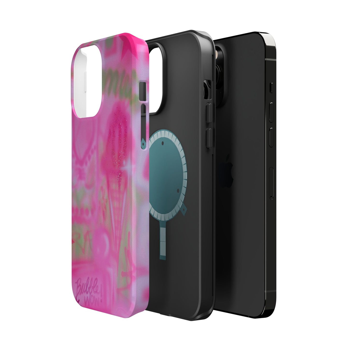 MagSafe "miami matcha" airbrush iPhone case