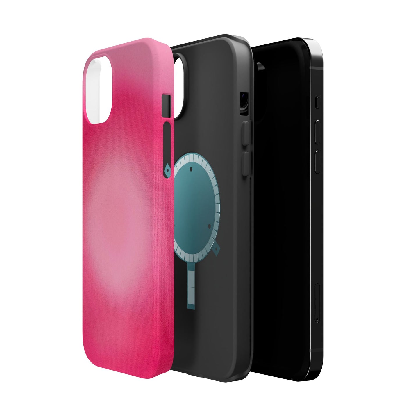 MagSafe "pinkberry" airbrush iPhone case