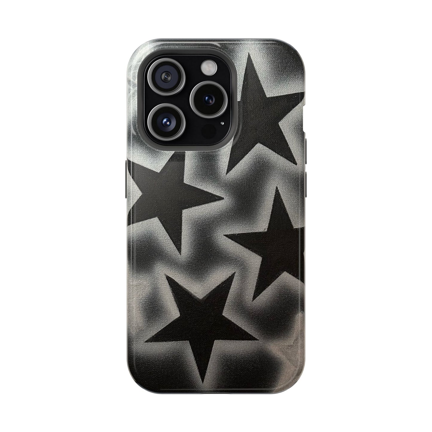 MagSafe „Chrome-Sterne“ Airbrush-iPhone-Hülle