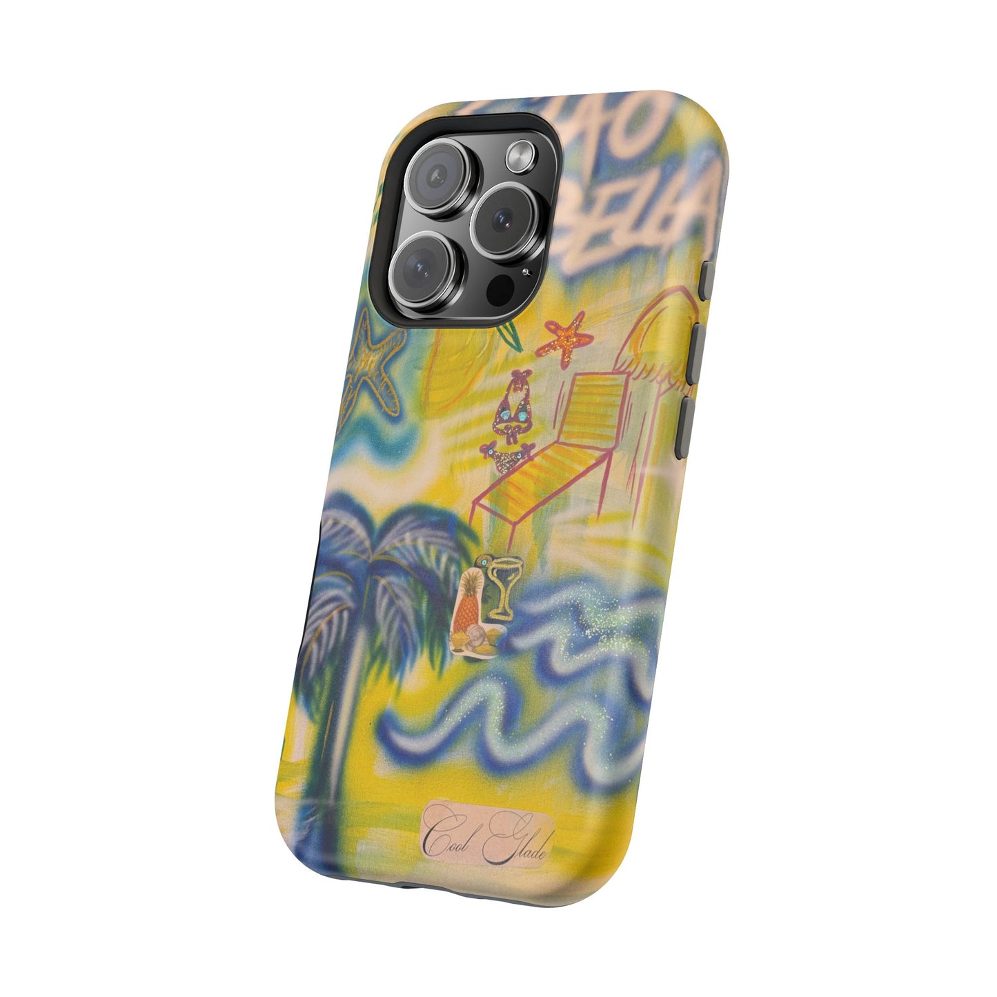 MagSafe "ciao bella" airbrush iPhone case