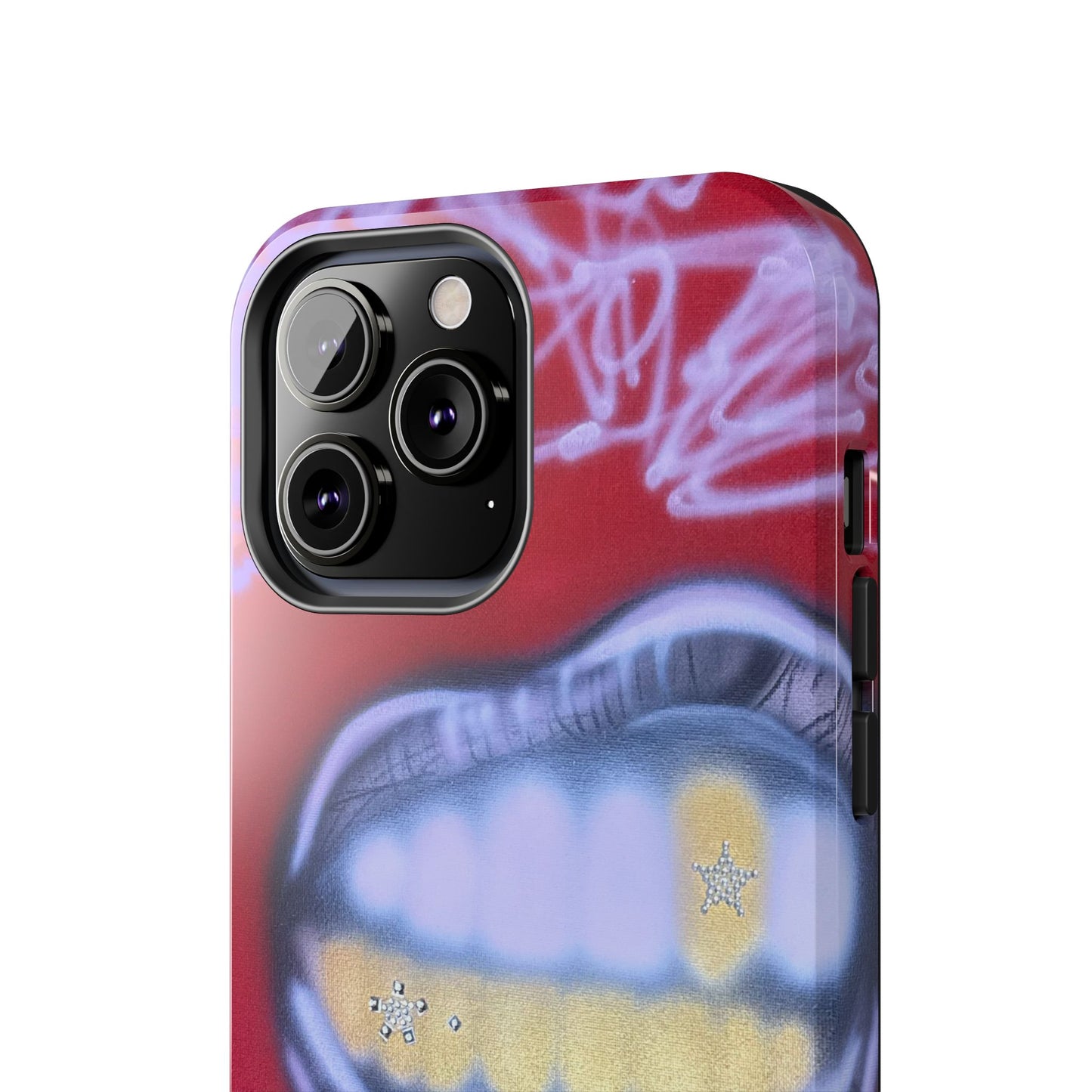 "tooth drip" airbrush iPhone case
