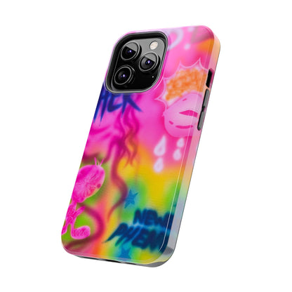 "wanted" airbrush iPhone case