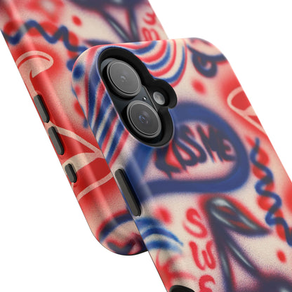 MagSafe „Kiss me“ Airbrush iPhone-Hülle