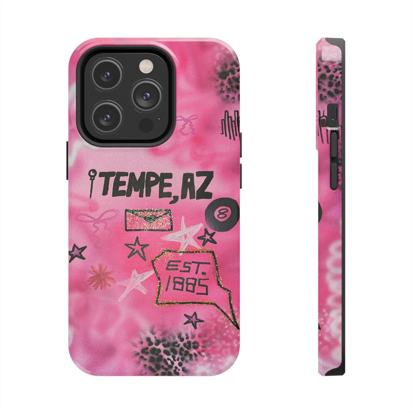"tempe, az pt. 2" airbrush iPhone case