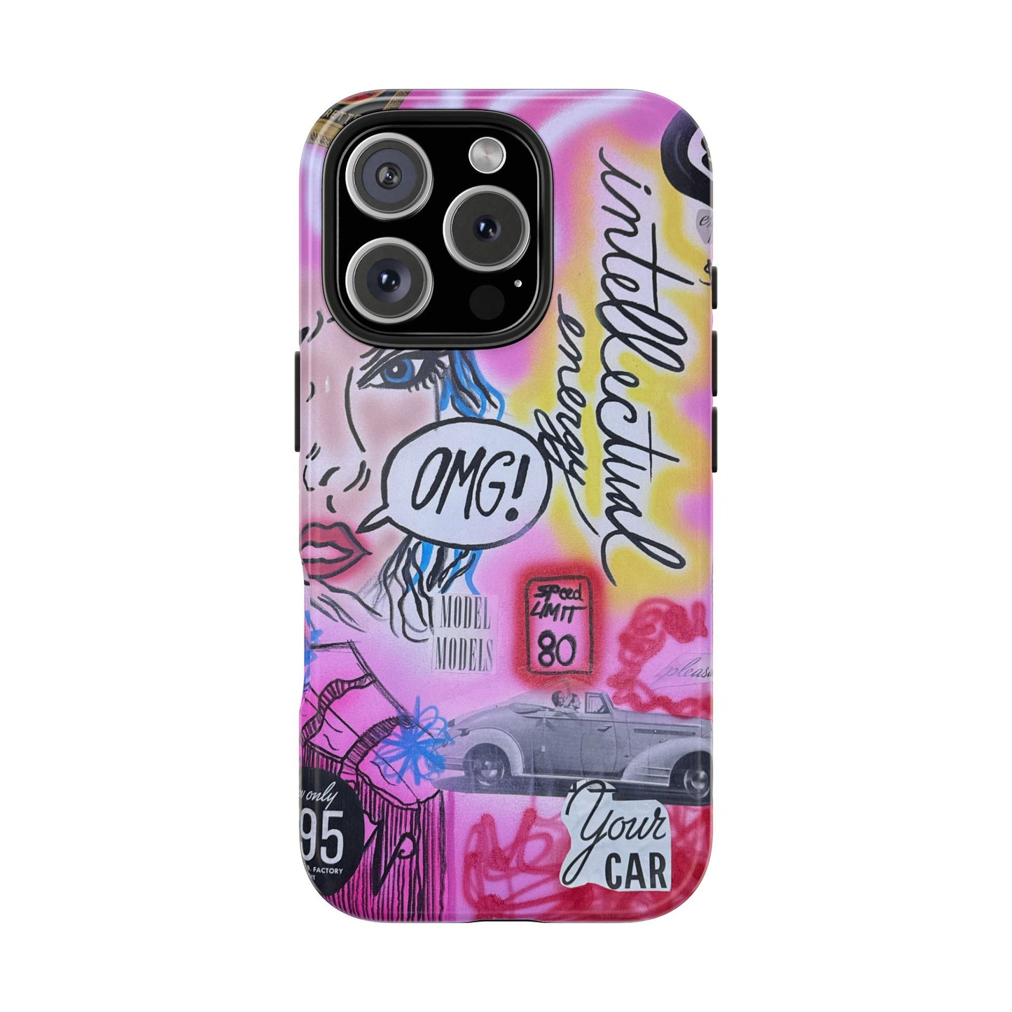 "intellectual energy" airbrush iPhone case