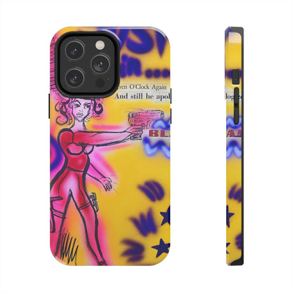 "spiraling thoughts" airbrush iPhone case