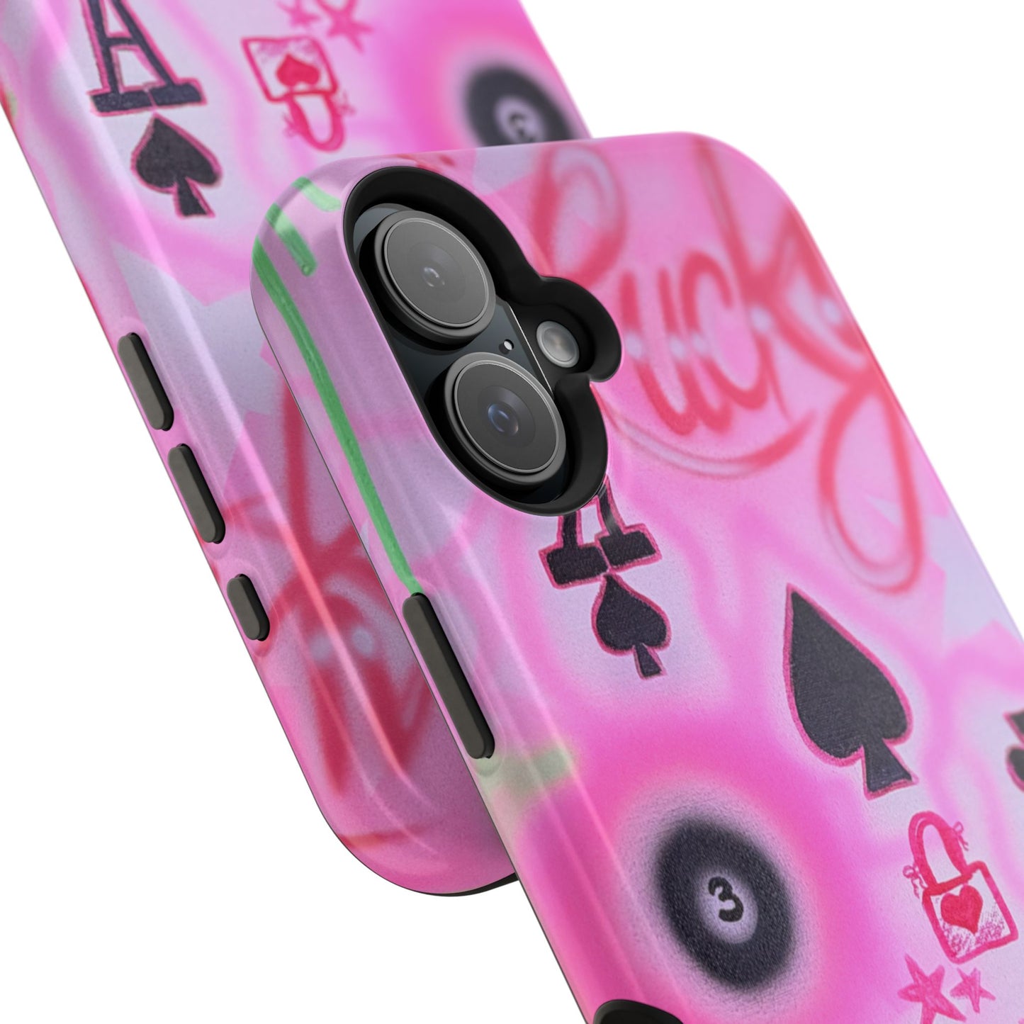 MagSafe "lucky ace" airbrush iPhone case