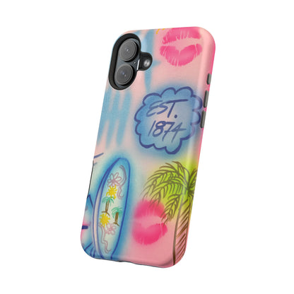 MagSafe "in the wave" airbrush iPhone case