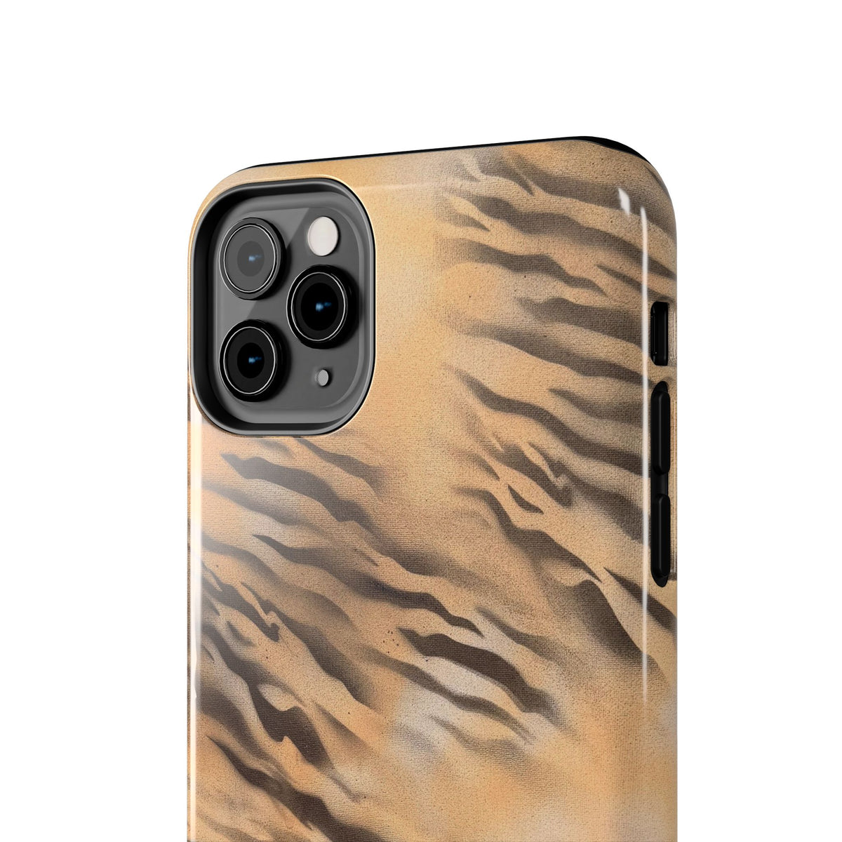 neutral tiger airbrush iPhone case