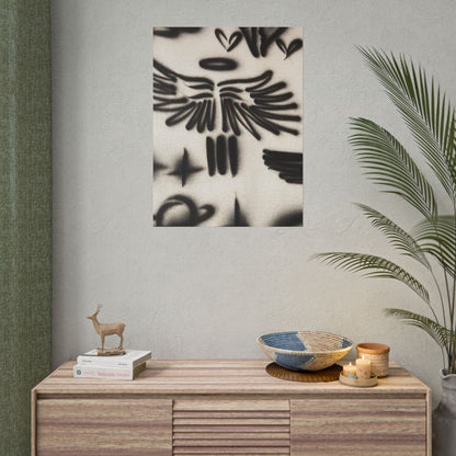 "angel energy" airbrush rolled print