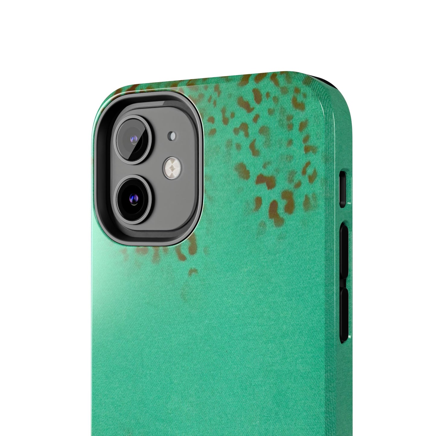 "teal cheetah" airbrush iPhone case