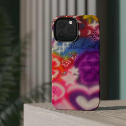 MagSafe „luck & luv pt. 2“ Airbrush iPhone Hülle