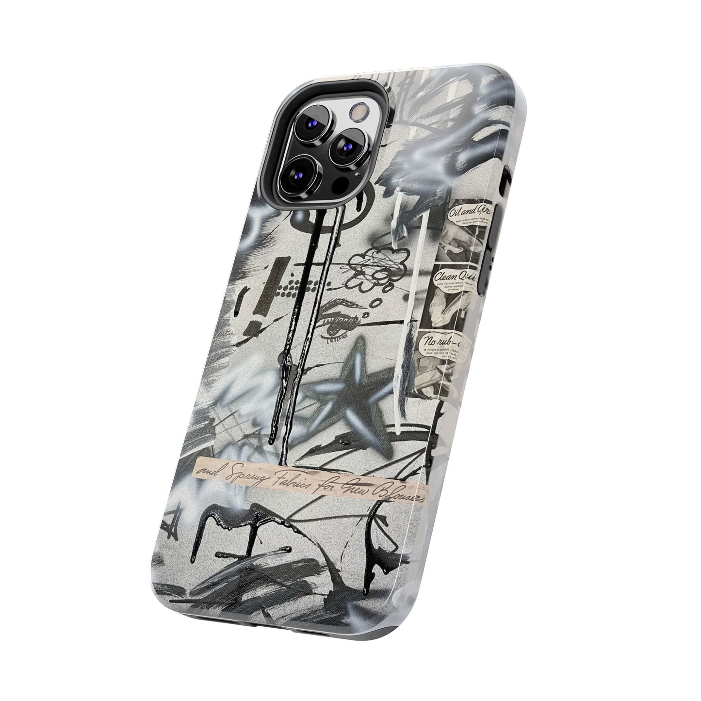 "monochrome mood" airbrush iPhone case