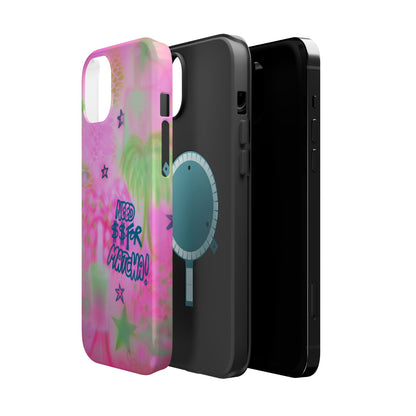 MagSafe "need $$ for matcha" airbrush iPhone case
