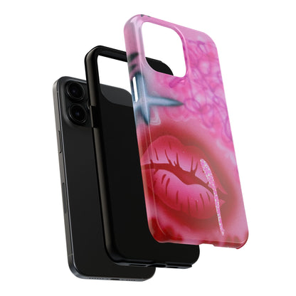 "glitter aura" airbrush iPhone case