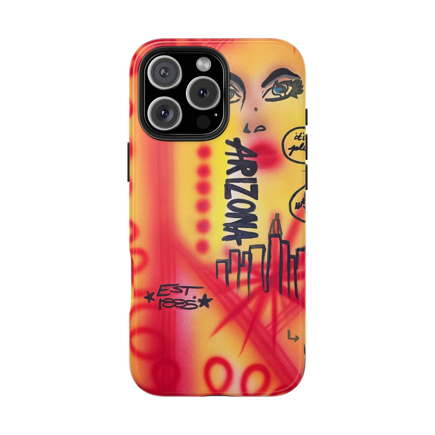 "arizona state university" airbrush iPhone case