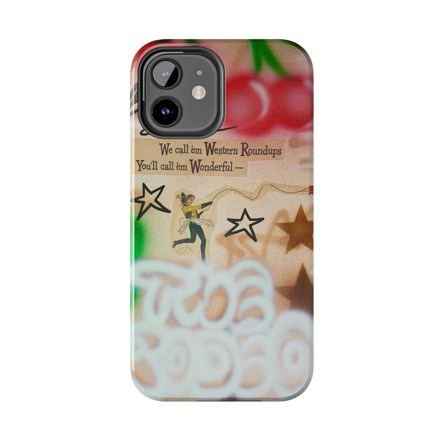 "the rodeo" airbrush iPhone case