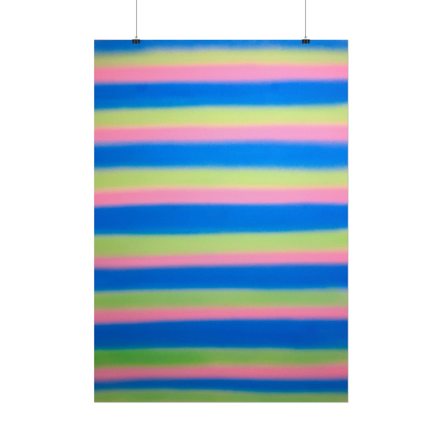 "sherbet stripes" airbrush rolled print