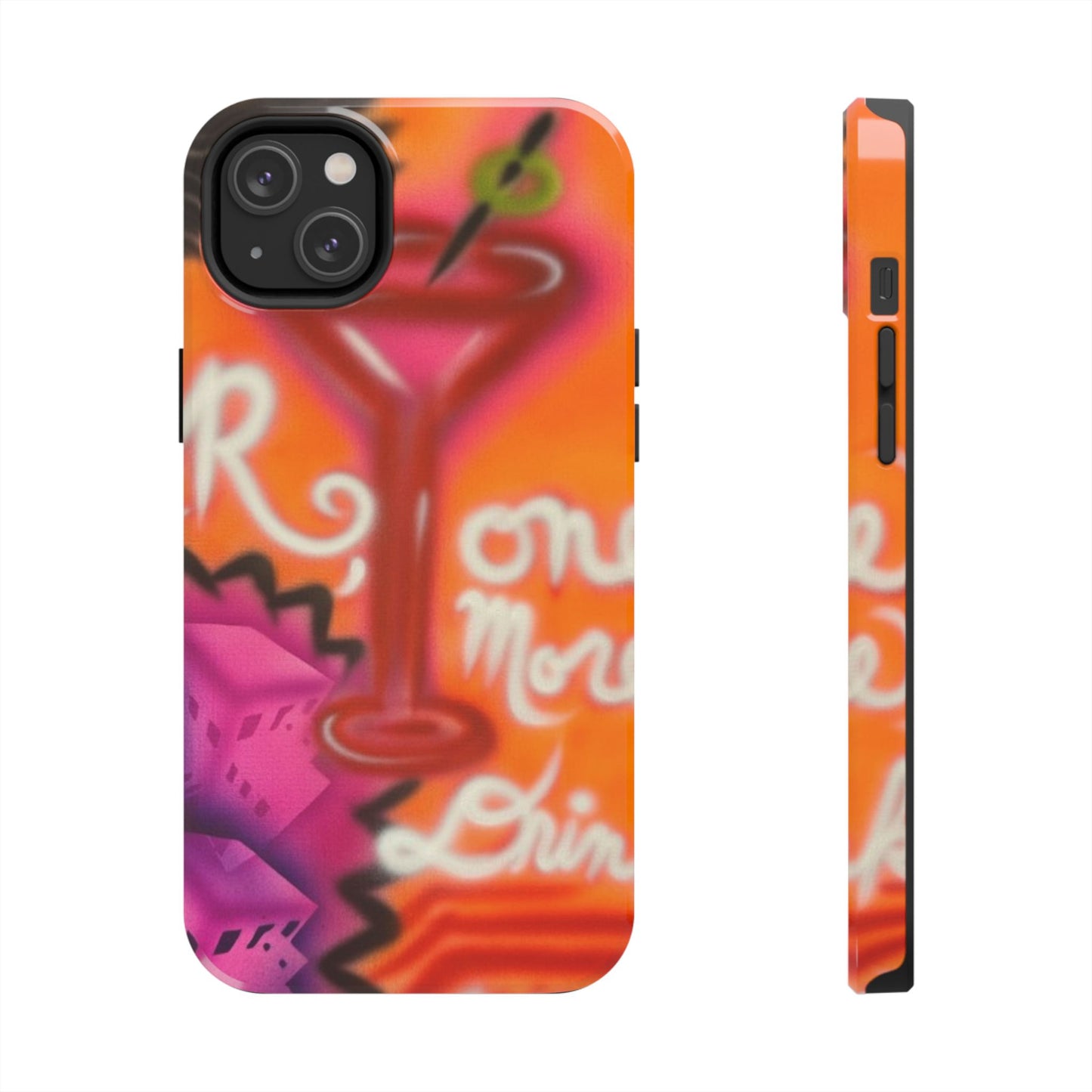 "one more drink!" airbrush iPhone case