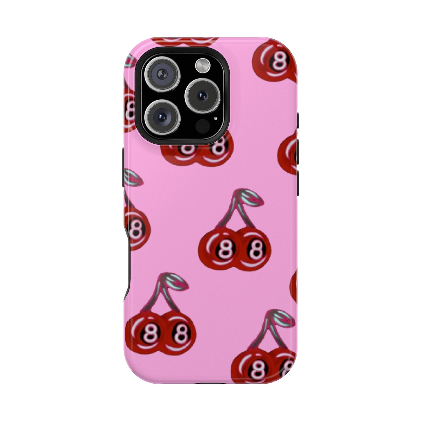 MagSafe "cami cherry pink" Airbrush iPhone Hülle