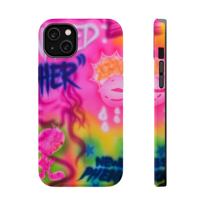 MagSafe "wanted" airbrush iPhone case
