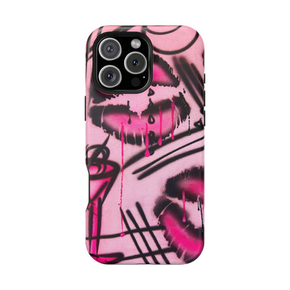 MagSafe "glossy pout" airbrush iPhone case
