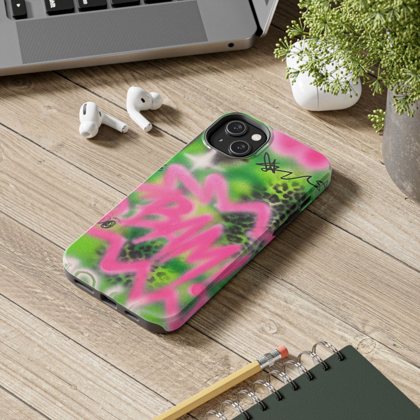 "BAM! pt. 2" airbrush iPhone case