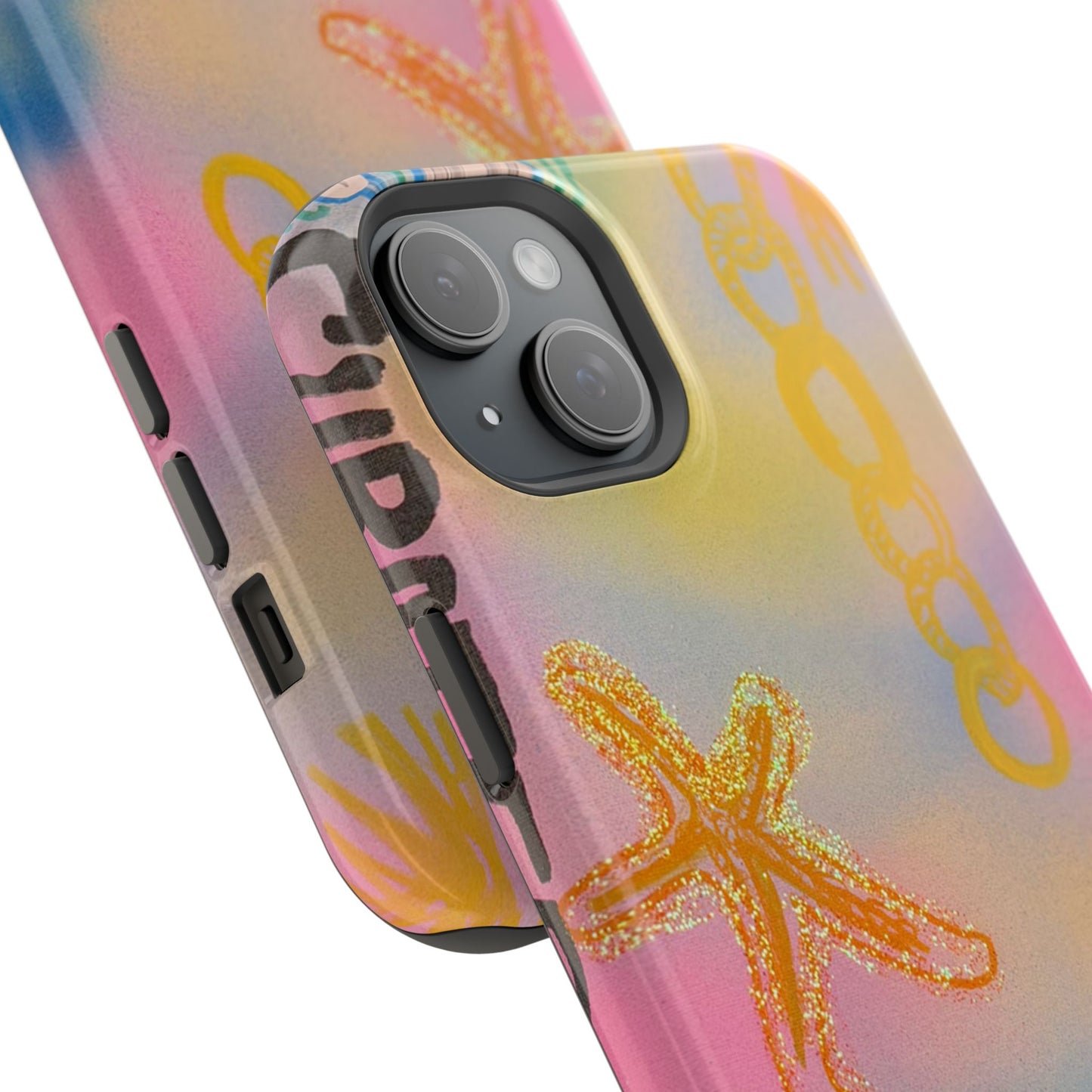 MagSafe "sweet starfish" airbrush iPhone case
