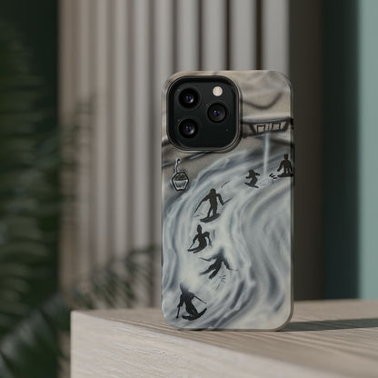 MagSafe "arctic avalanche" airbrush iPhone case