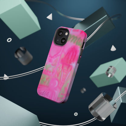 MagSafe "miami matcha" airbrush iPhone case