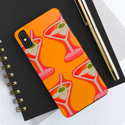 "shaken, not stirred” airbrush iPhone case