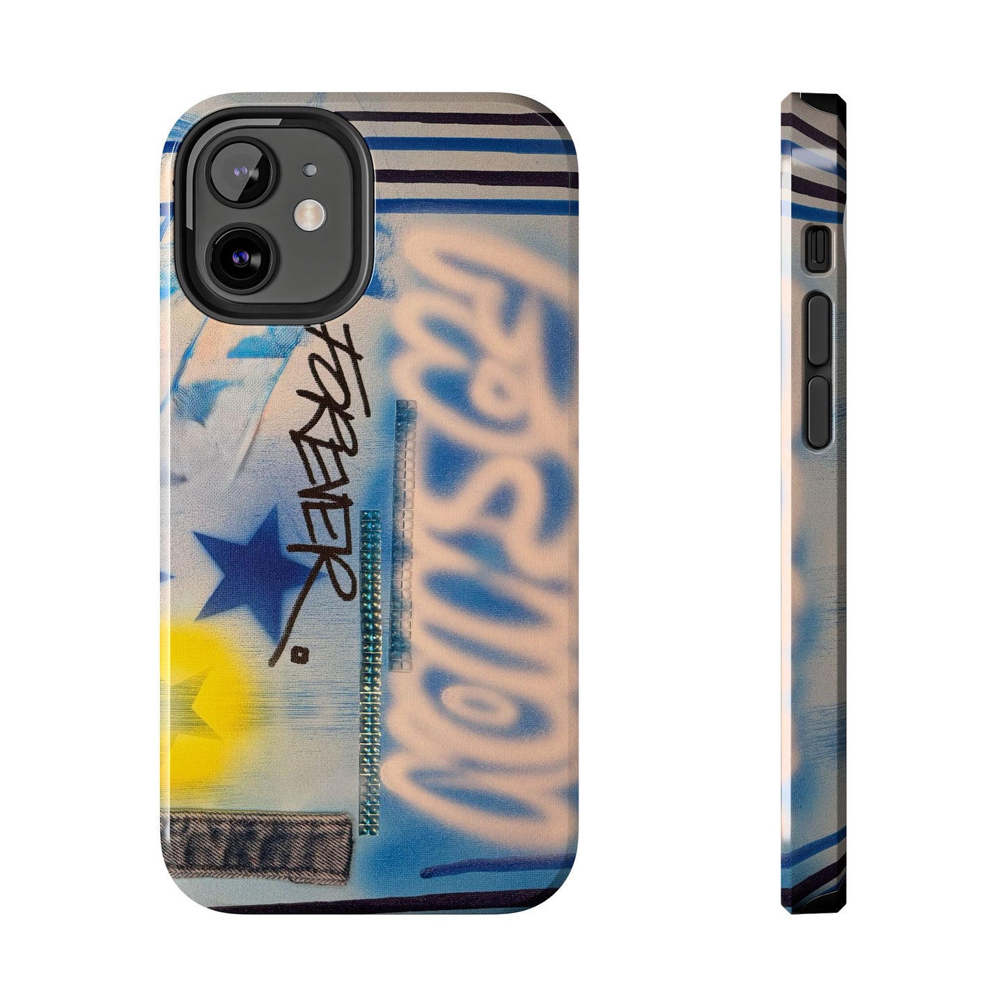 "fashion forever" airbrush iPhone case
