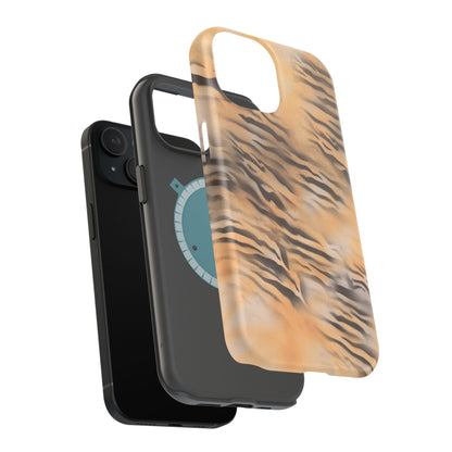 MagSafe "neutral tiger" airbrush iPhone case